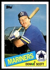 Donnie Scott 1985 Topps Traded #105T Mariners MLB READ FREE SHIP AutographDen