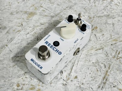 MOOER REECHO Digital Delay Pedal Analog Real Echo Tape Modes Excellent JAPAN
