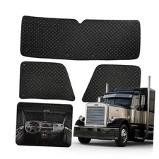 Sun Shield 3-Layer Insulated Blackout Window Cover FITS Peterbilt 386 388 389 