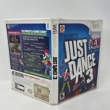 Just Dance 3 Nintendo Wii, 2011 CASE ONLY NO GAME NO MANUAL