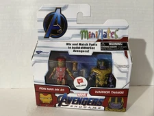Marvel Minimates Walgreens Avengers Endgame Iron Man & Warrior Thanos +Gauntlet
