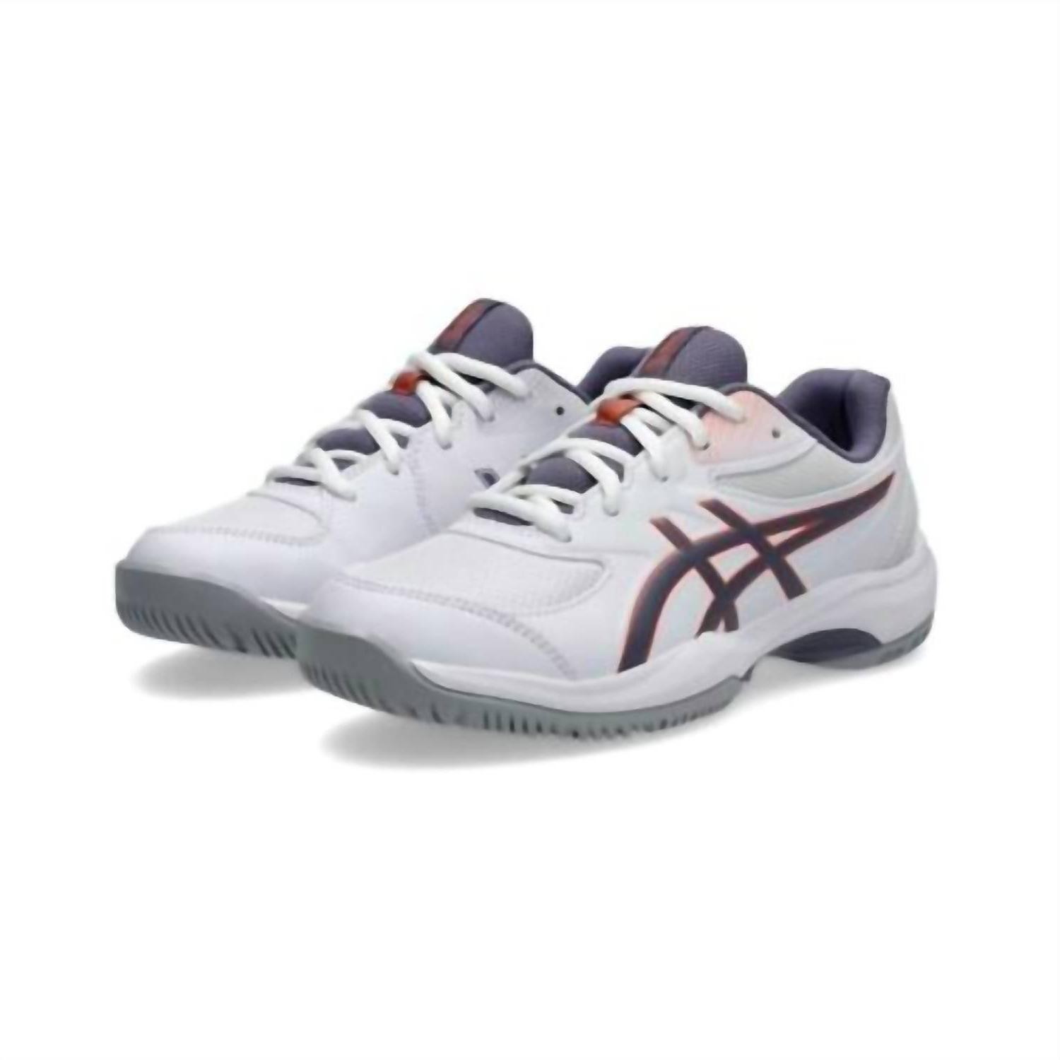 Asics Men's Gel Game Shoe White/greyish Purple