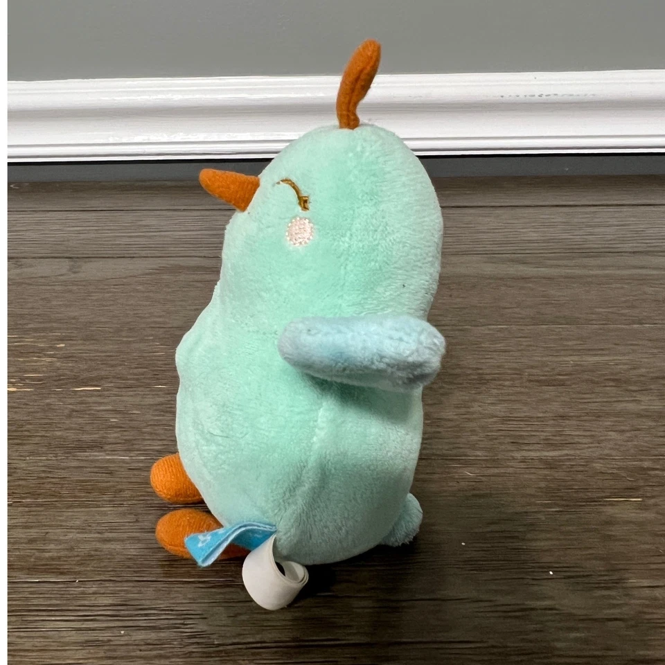 The Manhattan Toy Company Rattle Teal Chick Stuffed Animal Plush - Image 2 of 4