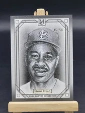 2024 Topps Museum Canvas Collection Ozzie Smith Cardinals Artist Proof /50