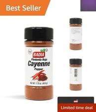 Ground Cayenne Pepper in Resealable 1.75 oz Bottle for Freshness