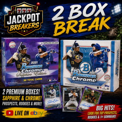 #1183 PYT 2021 Bowman Chrome & Sapphire Baseball Mixer Break