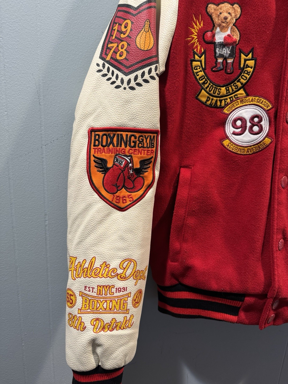 8ighth District Jacket 100% Polyester Size Small … - image 5