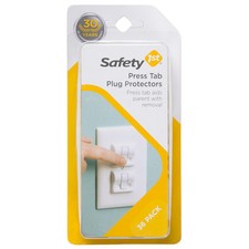 Safety 1st Press Tab Plug Protectors 36 Count Baby Proofing for Wall Outlets