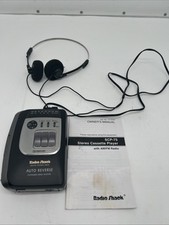 VINTAGE RADIO SHACK SCP-75 PERSONAL CASSETTE PLAYER BASS BOOST Read J60