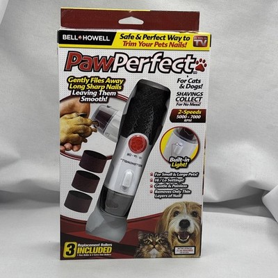 Bell + Howell PawPerfect Pet Nail Trimmer Paw As Seen On TV Collects Shavings