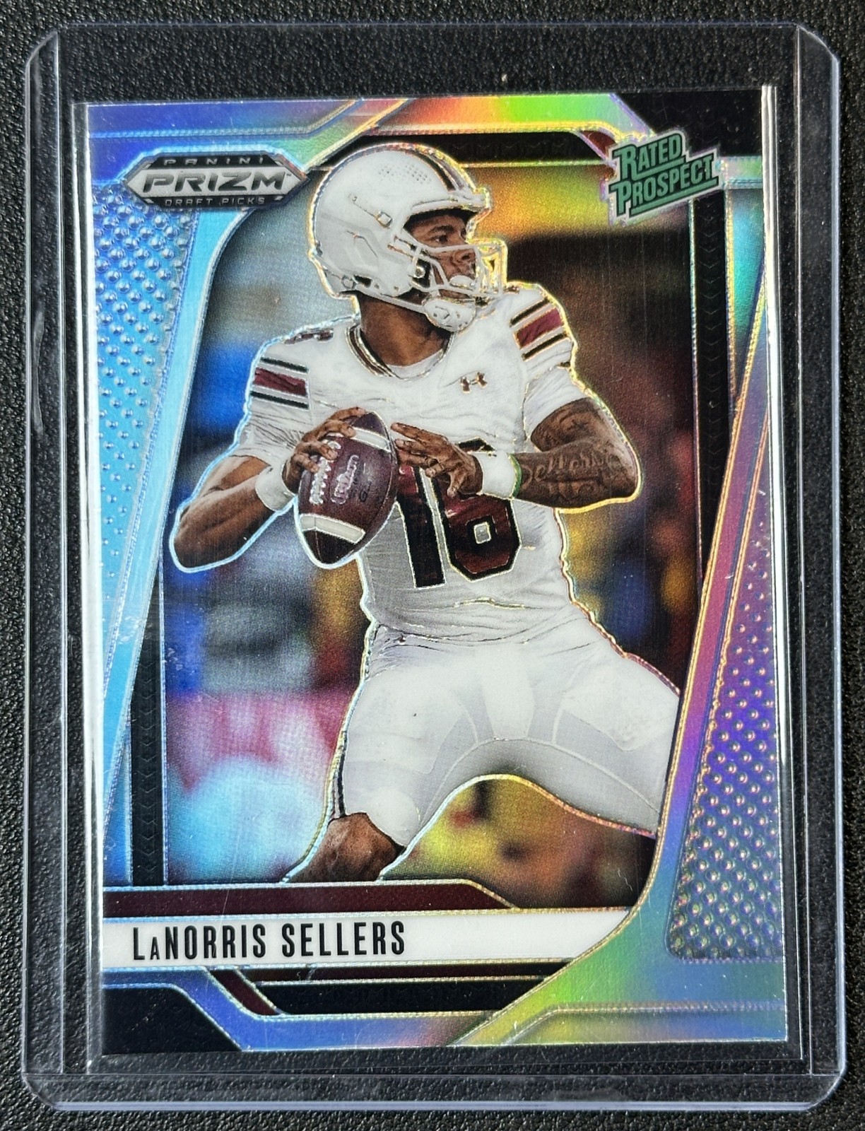 LANORRIS SELLERS 2025 PANINI PRIZM DRAFT PICKS #165 SILVER GAMECOCKS