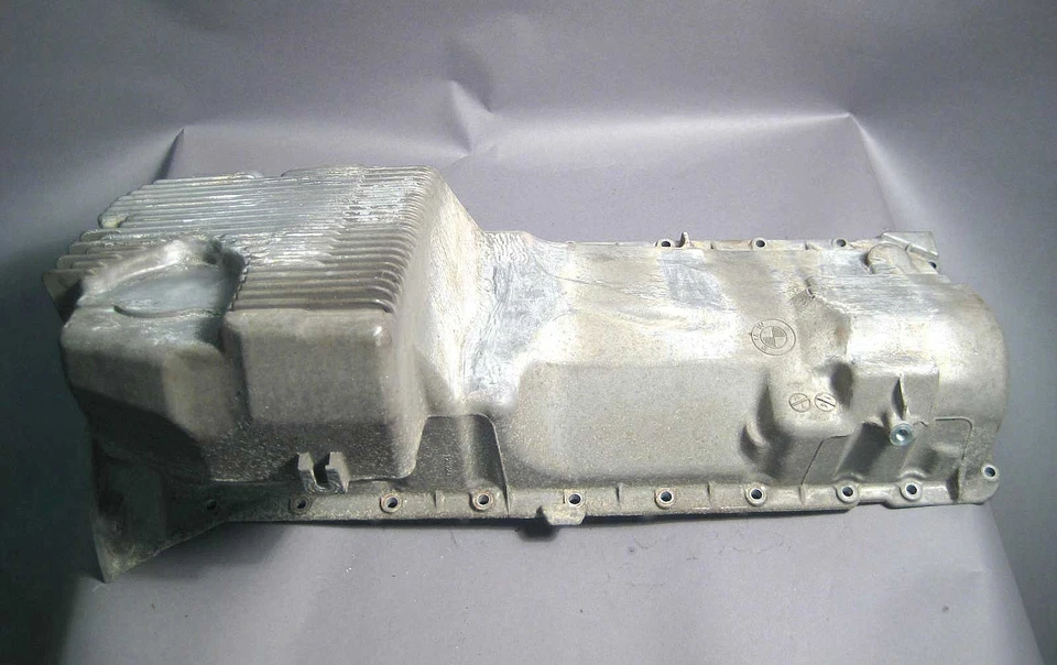 BMW E36 M52 S52 Z3 1996-2000 cárter de motor de cárter de aceite 323i 328i M3 M3.2 usado OEM ///M Foto 2 de 3