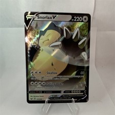 Pokémon Snorlax V Ultra Rare Holo 141/202 Swsh01 Sword & Shield English Card on eBay