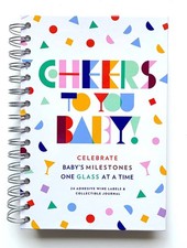 Cheers To You Baby Milestone Journal: First-Year Baby Memory Book Photo Alb...