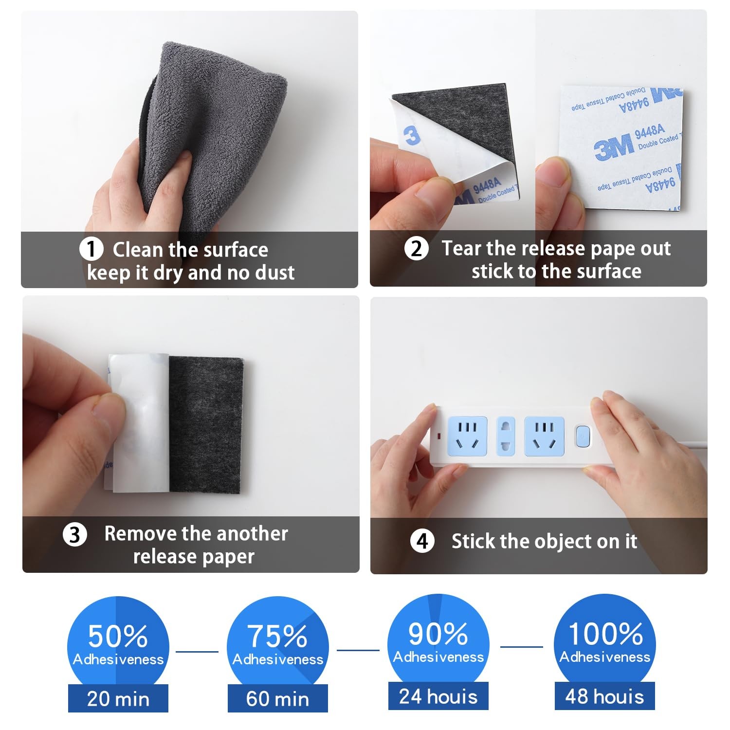 Double Sided Foam Tape Heavy Duty Mounting Tape, Super-Sticky Adhesive Mounting
