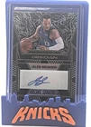 Jalen Brunson Auto /99 2019-20 Obsidian Volcanic Signatures Knicks Mavericks
