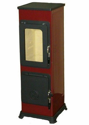 Thorma Zeitbrandofen Kaminofen BOZEN rot (5,5 kW)