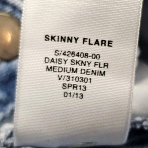 Gap Kids Little Girls Size 6 Reg 2 Pc Outfit Skinny Flare Jeans Embroidered Top - Picture 17 of 17