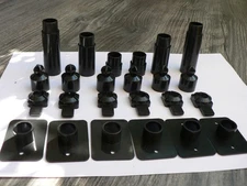 Carrera Supports Evolution Digital 132 124 Support Set 24-Piece Black 79554