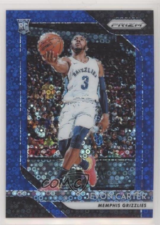 2018-19 Panini Prizm Fast Break Blue 137/175 Jevon Carter #76 Rookie RC 2sw