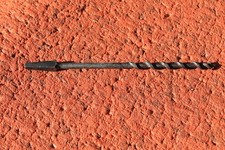 Vintage 10.1 mm Auger Bit Sheffield England No. 6 8.5" Long tapered square shank