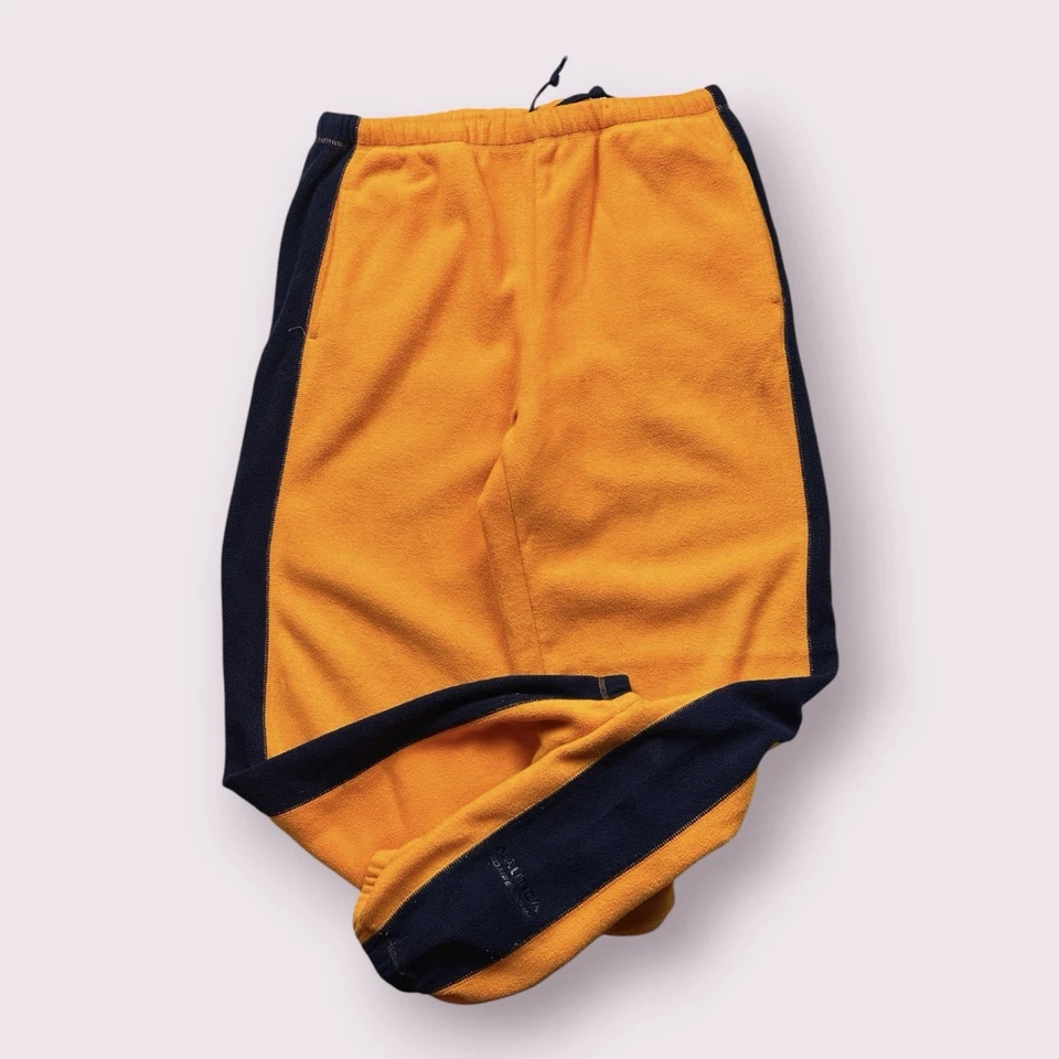 Vintage Men’s Nautica Competition Fleece Tracksuit Set 90s Hip Hop Sz L Baggy - Image 3 of 4