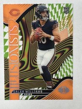2024 Panini Illusions Football Caleb Williams RC - Clear Orange Illusionists #1