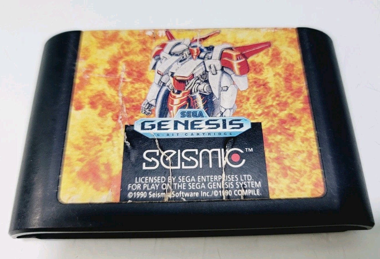 M.U.S.H.A. (SEGA Genesis, 1990) Cartucho de juego genuino - En muy buen estado - Probado - RARO