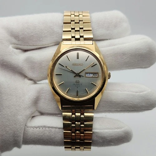Seiko SQ Quartz 4004 Men's Vintage Gold Tone Watch 0903-8109 - READ DESCRIPTION