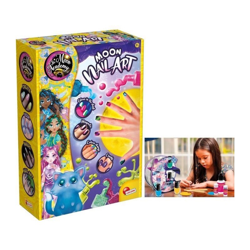 Kit Nail Art Moon Academy pour Manucure Créative DIY