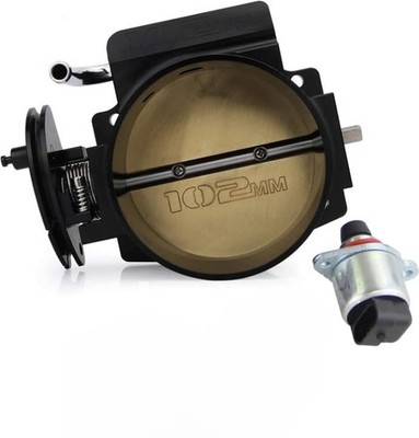 02mm Throttle Body w/ TPS IAC for LS1 LS2 LS3 LS6 LS7 LS4 Intake   CNC T6 Alumin