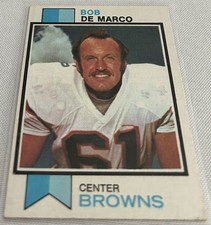 1973 Topps Football Bob DeMarco Cleveland Browns base card #478