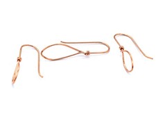 20 Pcs 35X12mm Earring Finding Genuine Copper Ear Wire Components