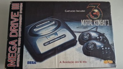 MEGA DRIVE MORTAL KOMBAT 3 EDITION BOXSET! TEC TOY FROM BRAZIL SEGA - RARE  
