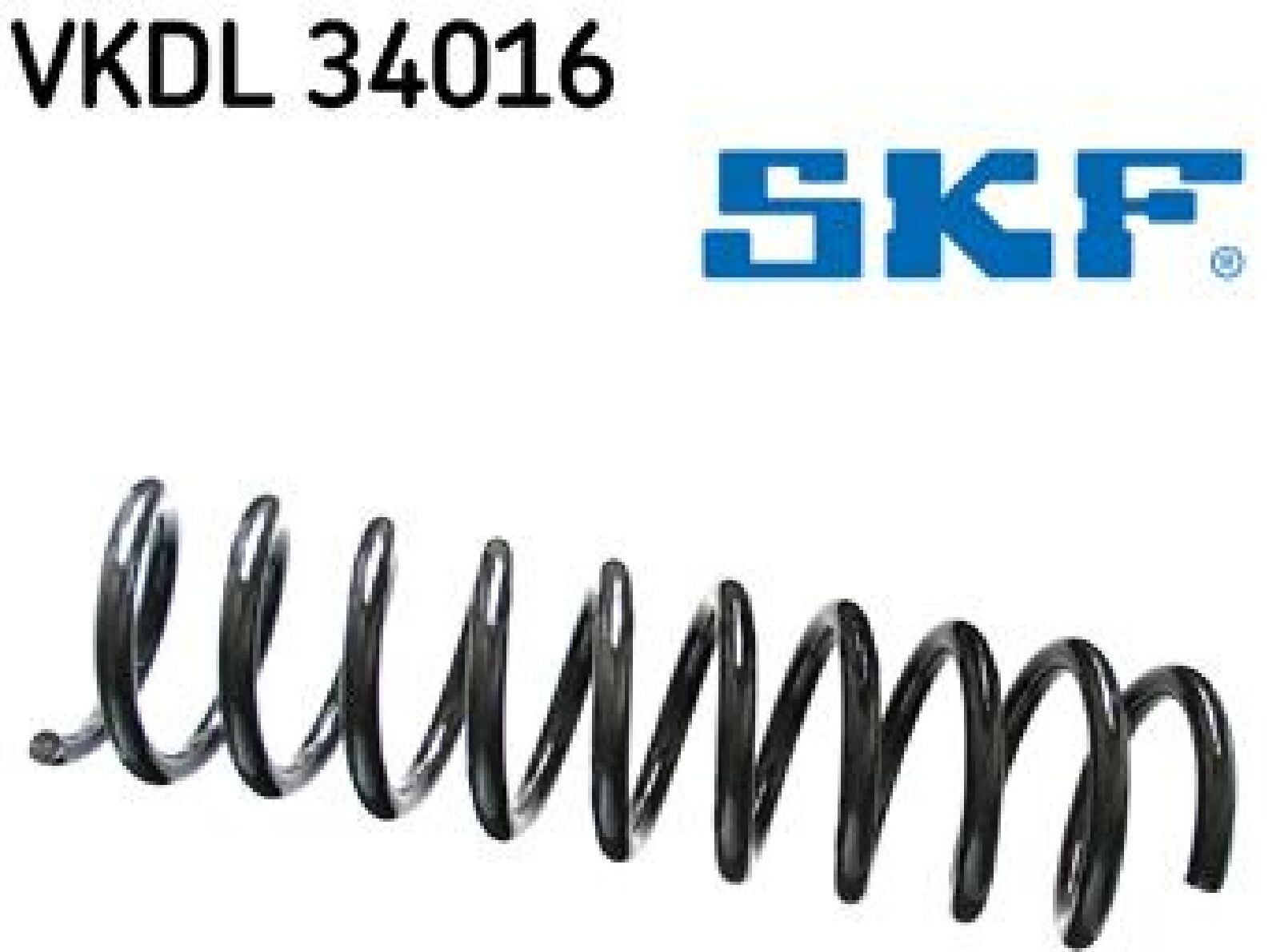 Skf Fahrwerksfeder Hinterachse Vkdl 34016 Für Ford - Bild 2