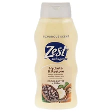 Zest Body Wash - Enriched with Wild Cocoa Butter and Shea - Hydrating Body Soap 