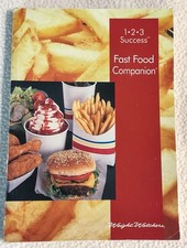 WEIGHT WATCHERS 1 2 3 Success Vintage 1997 Fast Food Companion POINT Values Book
