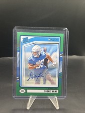 2024 Panini Donruss - Rated Rookie Press Proof Green Auto  #332 Sione Vaki (RC)