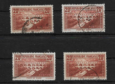 FRANCE 1929/31 - 4  Pont du Gard N° YVERT 262  OBLITÉRÉS  20f Chaudron cote 200e