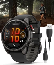 Garmin Fenix 8 Pro 47mm AMOLED Sapphire Premium Multisport GPS Smartwatch Black