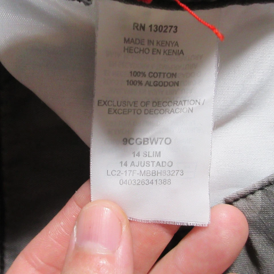 Pantalones cargo Wrangler niñas 14 ajustados grises camuflados cintura ajustable bolsillos exteriores Foto 2 de 4