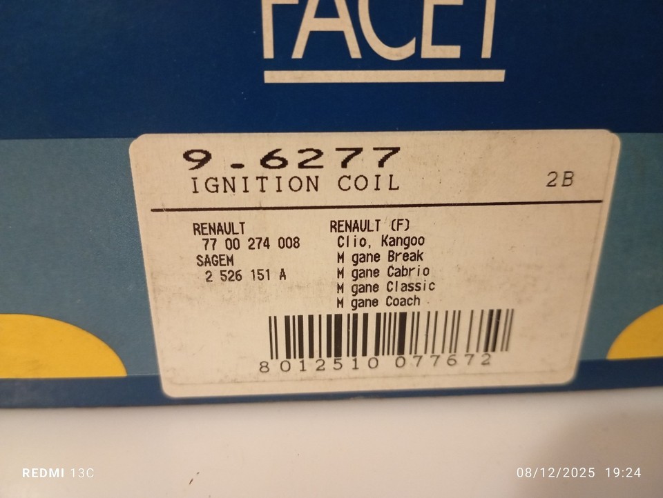 Bobina d'accensione FACET nel catalogo online a prezzo conveniente