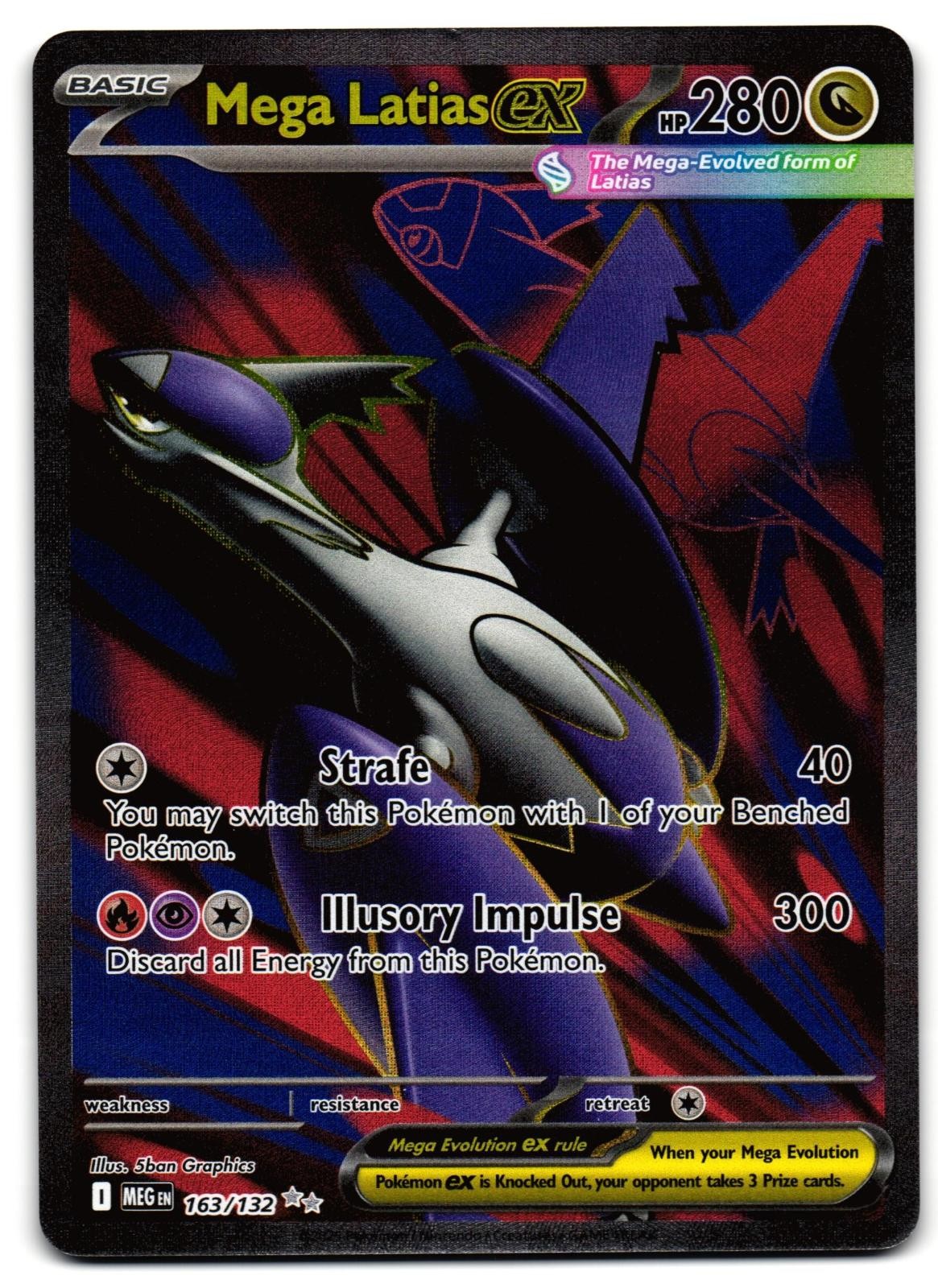 Mega Latias ex 2025 Mega Evolution #163/132 Ultra Rare (Full Art