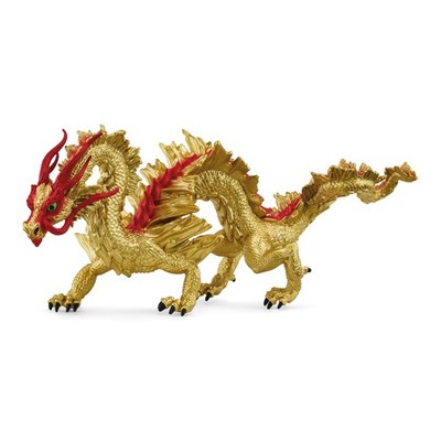 Gold Dragon Push Pull Toy 28.5Cm Schleich Eldrador Creatures Educational Fun