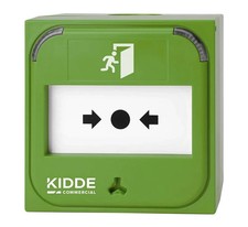 Kidde Intelligent Addressable Manual Call Point (Green) (KE-DM3010G)
