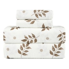 Lodge Linen Flannel Sheets King Size Rich Cotton High GSM Deep Pockets Warm Co