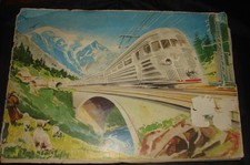 JOUSTRA O 0 COFFRET AUTORAIL TRIPLE LA FLECHE D'ARGENT TRAIN ELECTRIQUE