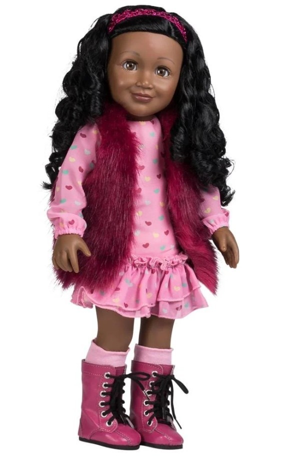 NIB 18" Adora Amazing Girls Collection 'Furry & Fabulous Jada' Doll - So Pretty