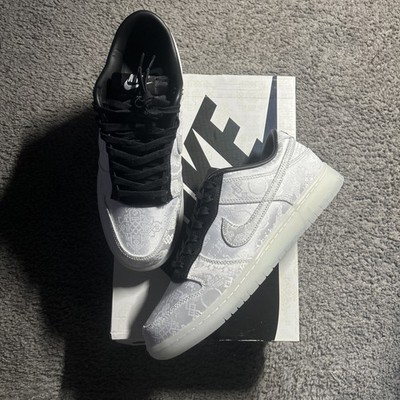 Nike Dunk Low Clot Fragment White Size 9.5 Mens Brand New FN0315-110