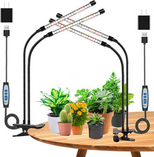 Grow Lights for Indoor Plants, 2 Pack 6000K LED White Plant Grow Lights Indoor,